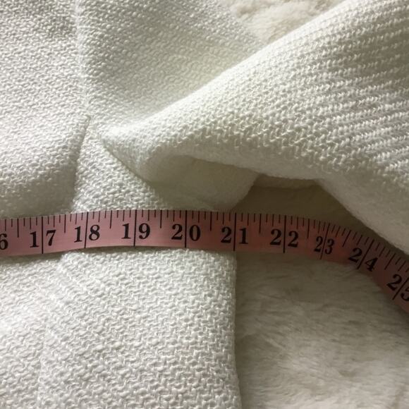 J.Crew White Tweed Lady Jacket with Gold Buttons - Picture 10 of 16